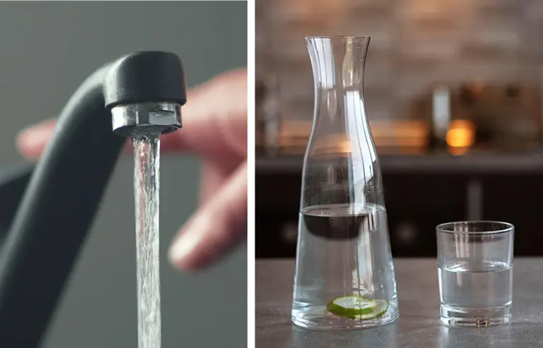 Wasserverbrauch in der Küche