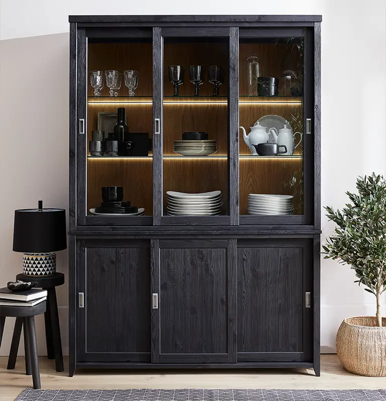 Lebensart Comberton Schrank Schwarz 