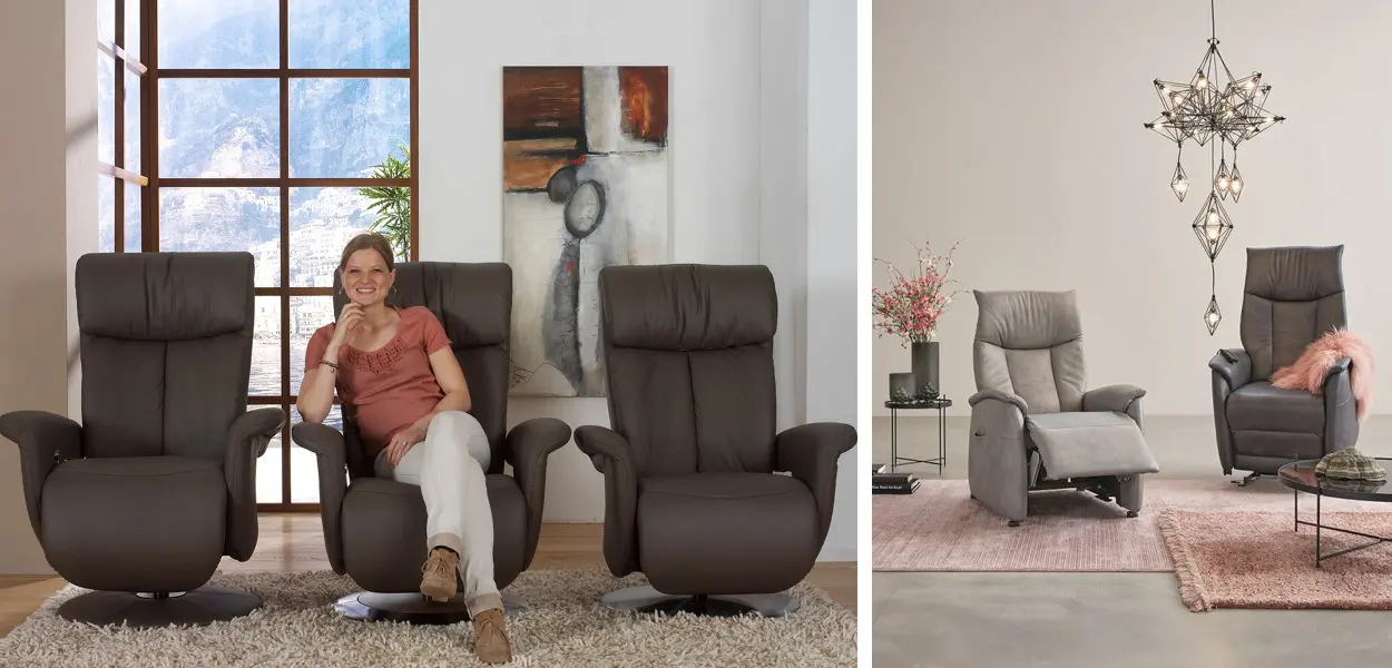 Gemütlich im Relaxsessel zu sitzen, ist auch eine Frage der Ergonomie.