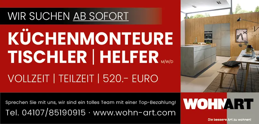 Jobangebot Küchenmonteur