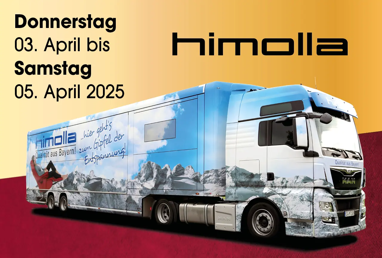 Der Himolla-Truck kommt vorbei!