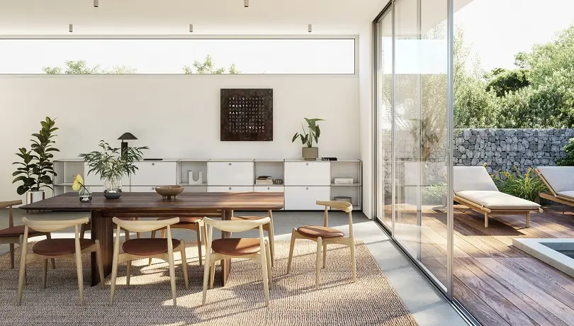 wohnzimmer qlocktwo hell