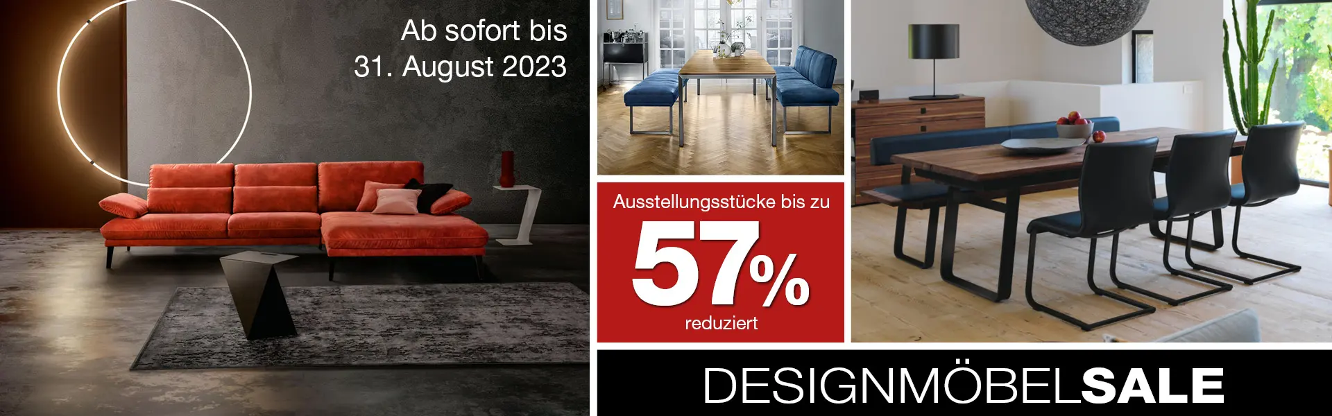 Markenmöbel Abverkaufsaktion
