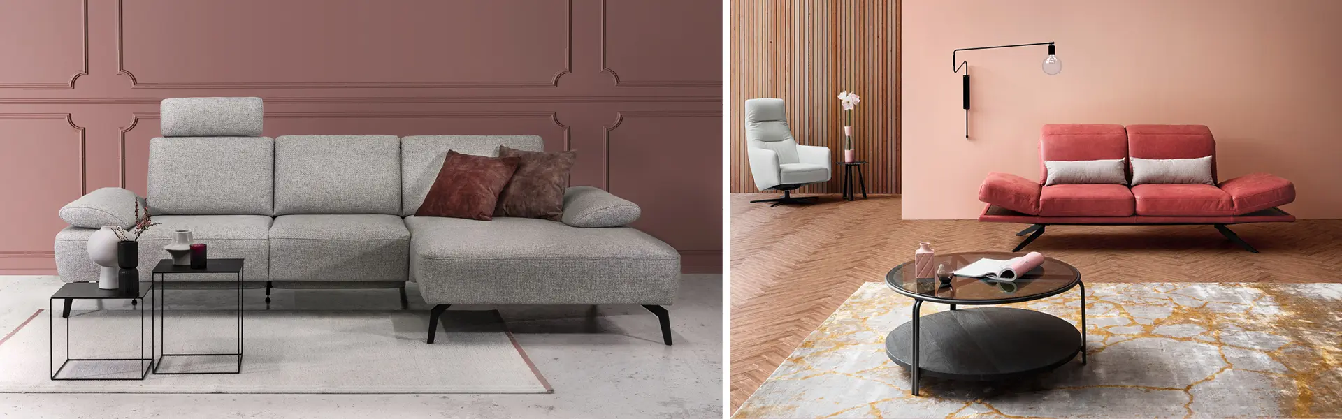 Der Couchtisch hat viele Formen, Farben und Funktionen – welche, das wählen Sie.