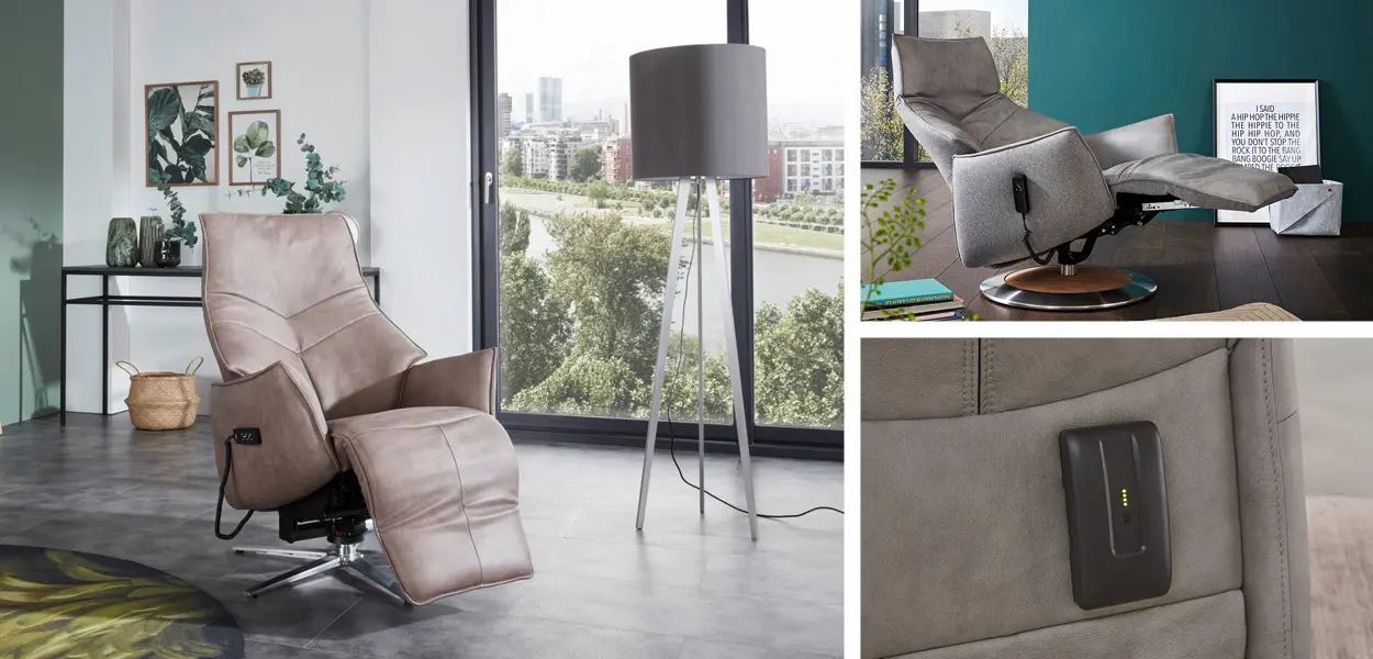 Relaxsessel sind mit unterschiedlichen Funktionen ausgestattet. Viele lassen sich elektrisch bedienen