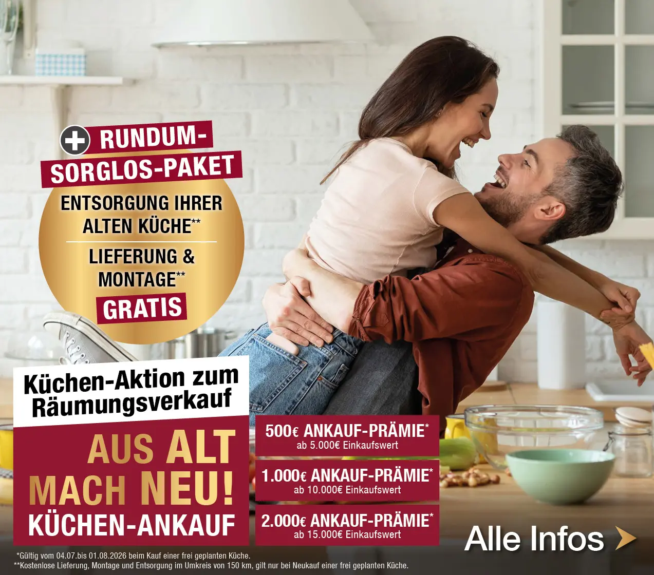 Aus alt mach neu! Küchenaktion zum Räumungsverkauf