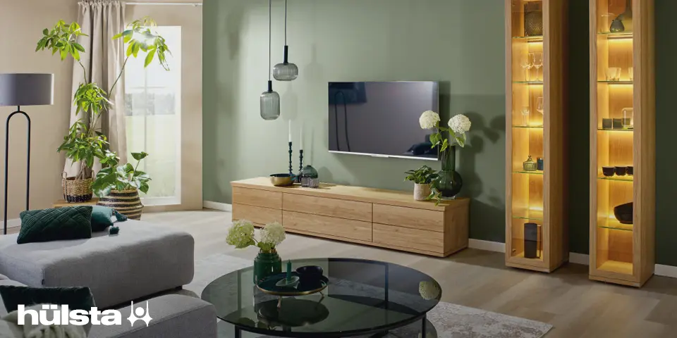hülsta Wohnzimmer Schrankwand