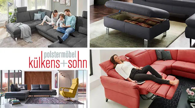 Das Sofa im Wohnzimmer sorgt für Gemütlichkeit.