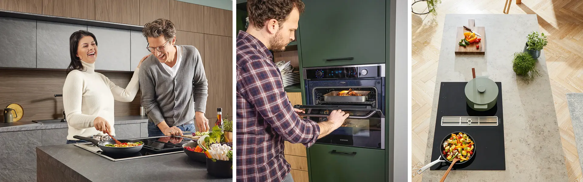Wer gern kocht, um warmes Essen zu genießen, benötigt einen Herd und einen Backofen.