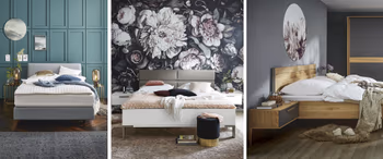 Bei der Gestaltung des Schlafzimmers sind Ihnen kaum Grenzen gesetzt. Sie haben Die Wahl aus einer Vielzahl von Designs, Schlafzimmermöbeln und Accessoires, um es sich so richtig gemütlich zu machen.