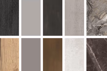 Auswahl an verschiedenen Arbeitsplatten