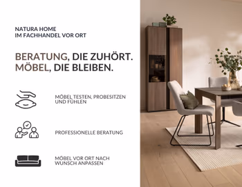 Grafik zur Möbelhaussuche mit Vorteilen beim Möbelkauf