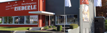 Hausfassade vom Einrichtungshaus Riederle