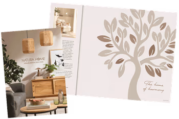 Cover des neuen Natura Home Katalogs ab 01.09.2025
