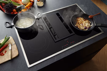 Muldenluefter der mehrere Töpfe gleichzeitig absaugt