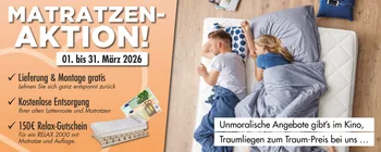 Matratzen-Aktion bei Möbel Rommel!