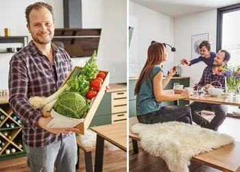 Frische Lebensmittel gehören in den Kühlschrank. Im Gefrierschrank werden sie länger haltbar gemacht.