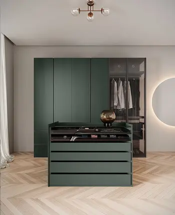 Elegantes Feeling im Schlafzimmer: passen Sie Ihren Schrank Ihren Wünschen an.