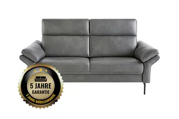 Graues Design Sofa Atella von Contur inklusive 5 Jahren Garantie.