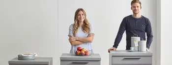 Vergleichsbild mit 3 Personen zu unterschiedlichen Arbeitshöhen