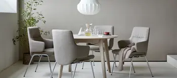 Stuhlgruppe mit Tisch von Stressless, grau