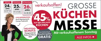 Die große Küchen-Messe bei uns in Weiden!