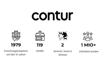 Entdecken Sie Küchen und Möbel von Contur: Qualität seit 1979, bei 119 Händlern mit über 1 Mio zufriedenen Kunden.
