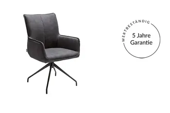 5 Jahre Garantie auf den Esszimmerstuhl Calyra von Natura Home.