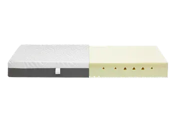 Querschnitt einer Viskoseschaummatratze