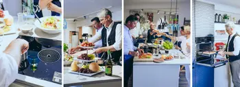 Mehrere Bilder zum Thema 'Kochen in der Küche'