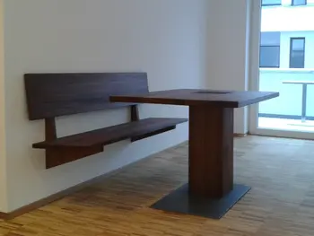 Sitzecke für Küche aus Massivholz