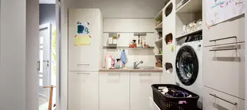 Hauswirtschaftsraum in L-Form