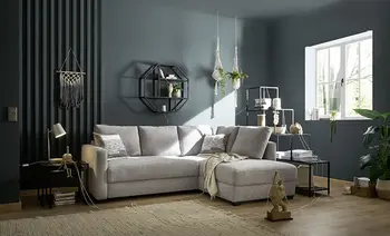 Schlafsofa Nellie in hellgrau