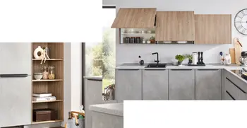 Praktische Oberschränke &amp; tolles Design