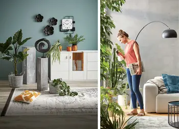 Dekoration und Wandfarbe geben dem Wohnzimmer einen ganz individuellen Touch.