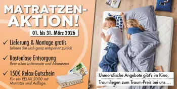 Matratzen-Aktion bei Möbel Rommel!
