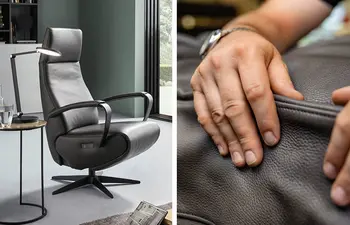 Moderne strapazierfähige Stoffe oder edles, handverlesenes Leder