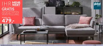 Global Estrela Ecksofa