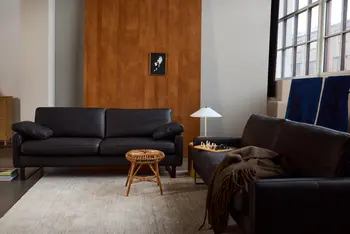 Smilla Sofa Leder schwarz