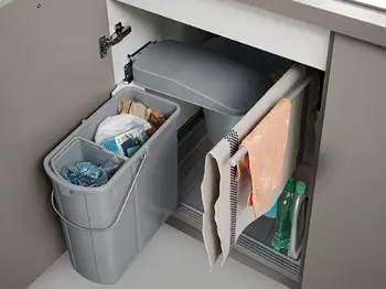 Mülltrennungssysteme im Hauswirtschaftsraum