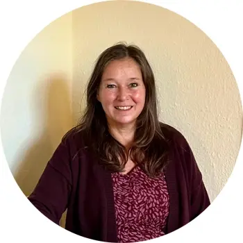 Portrait von Frau Otte in kreisrund