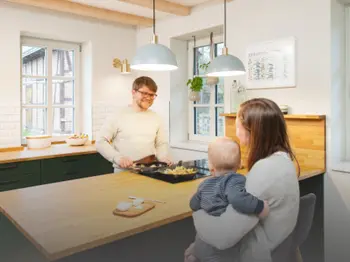 Familie Meseke in der Küche