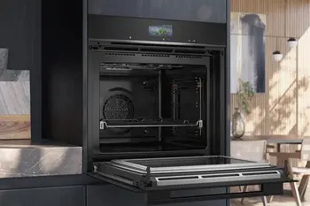 Siemens Backofen aufgeklappt