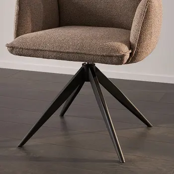 Stativgestell von Esszimmerstuhl Global Wohnen Dinner in schwarz.