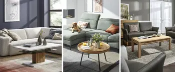 Couchtische gibt es in verschiedenen Designs: mal modern, mal in Vintage mal als Klassiker aus Holz.