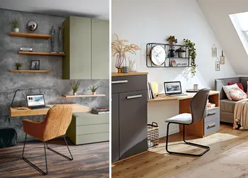 Ein Schreibtisch sollte im Jugendzimmer nicht fehlen.