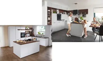 Ob Kücheninsel oder Halbinsel: In einer Wohnküche kommt beides gut an.