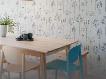 Esstisch mit Bank und Stühlen aus massiver Esche