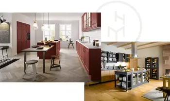 Moderne Landhausküchen mit Kücheninsel ergeben eine gemütliche Wohnküche mit schöner Atmosphäre.