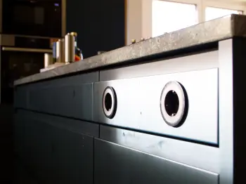 Detailansicht einer Familienküche